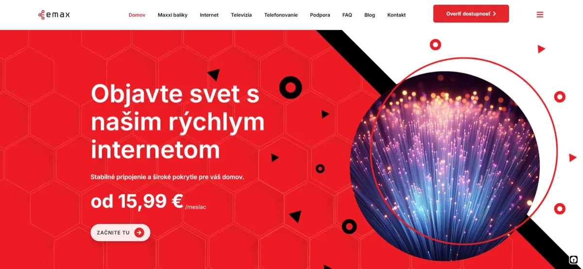 Predstavujeme nový web E-MAX